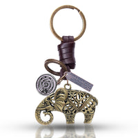 AuPra 3D Elephant Keyring – Personalised Lucky Gift