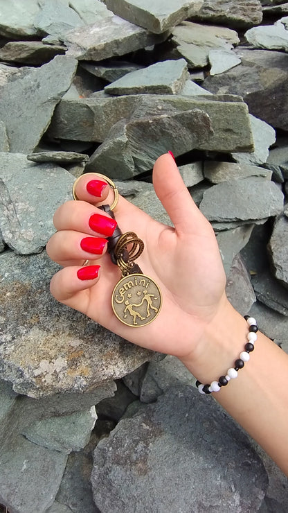 AuPra Amber Gemini Keyring