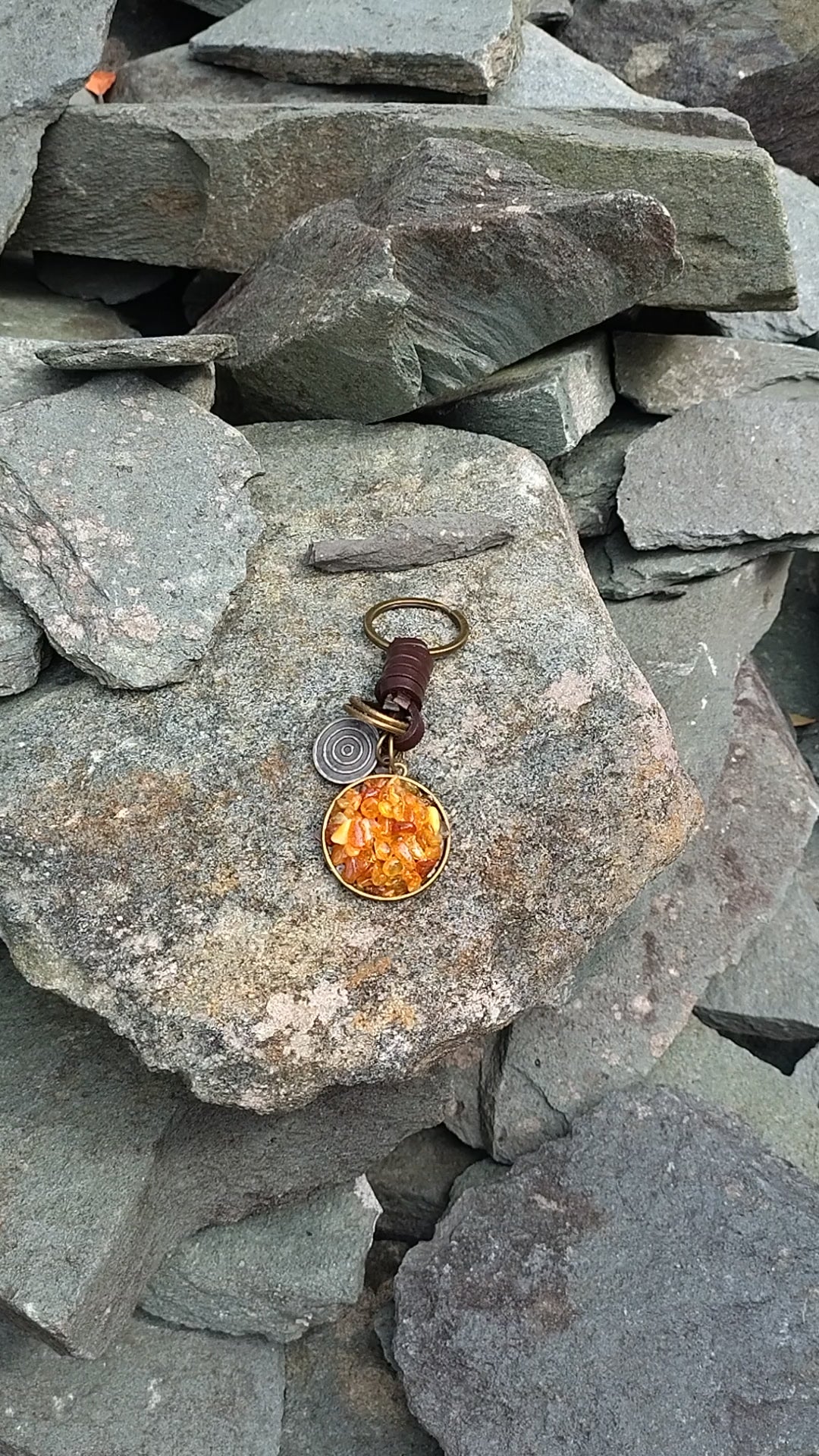 AuPra Amber Capricorn Keyring