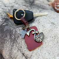 AuPra Swan Keyring – Elegant Bird Charm Gift