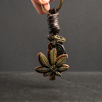 AuPra Weed Leaf Keyring – Reggae Gift